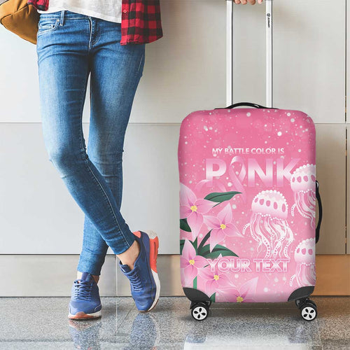 Personalised Pink Boronia of Hope Luggage Cover Australia’s Fight Against Breast Cancer - Aussie Hoodie