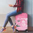 Personalised Pink Boronia of Hope Luggage Cover Australia’s Fight Against Breast Cancer - Aussie Hoodie