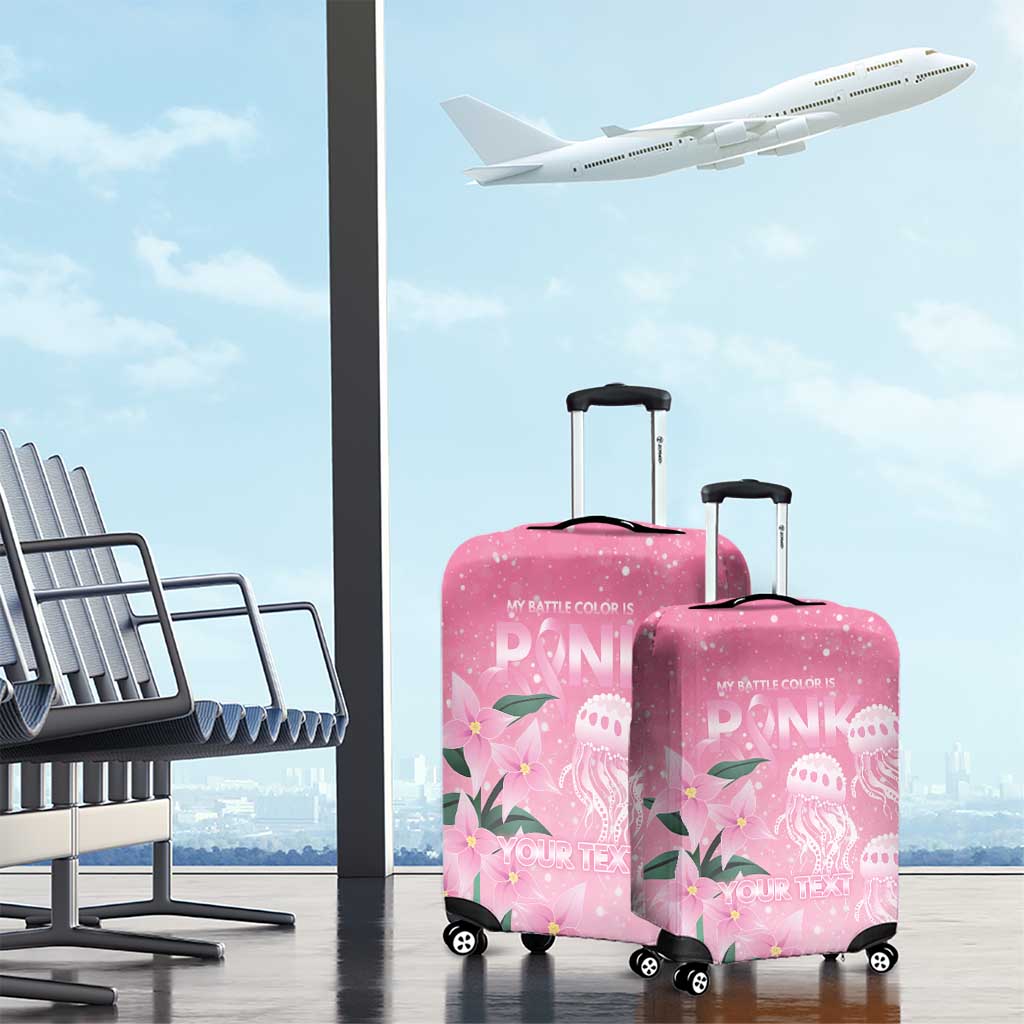 Personalised Pink Boronia of Hope Luggage Cover Australia’s Fight Against Breast Cancer - Aussie Hoodie