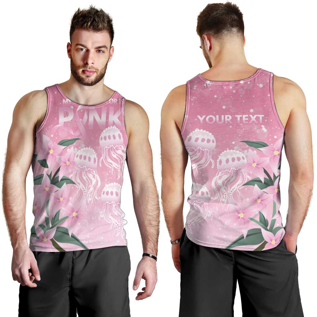 Personalised Pink Boronia of Hope Men Tank Top Australia’s Fight Against Breast Cancer - Aussie Hoodie