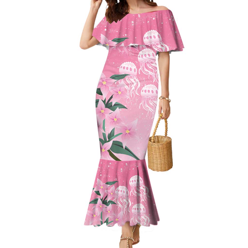 Personalised Pink Boronia of Hope Mermaid Dress Australia’s Fight Against Breast Cancer - Aussie Hoodie