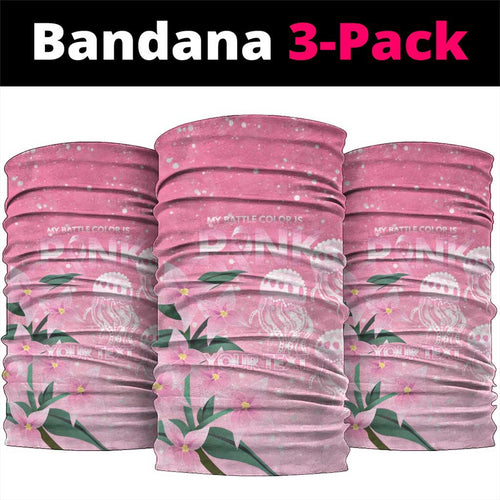 Personalised Pink Boronia of Hope Neck Gaiter Australia’s Fight Against Breast Cancer - Aussie Hoodie