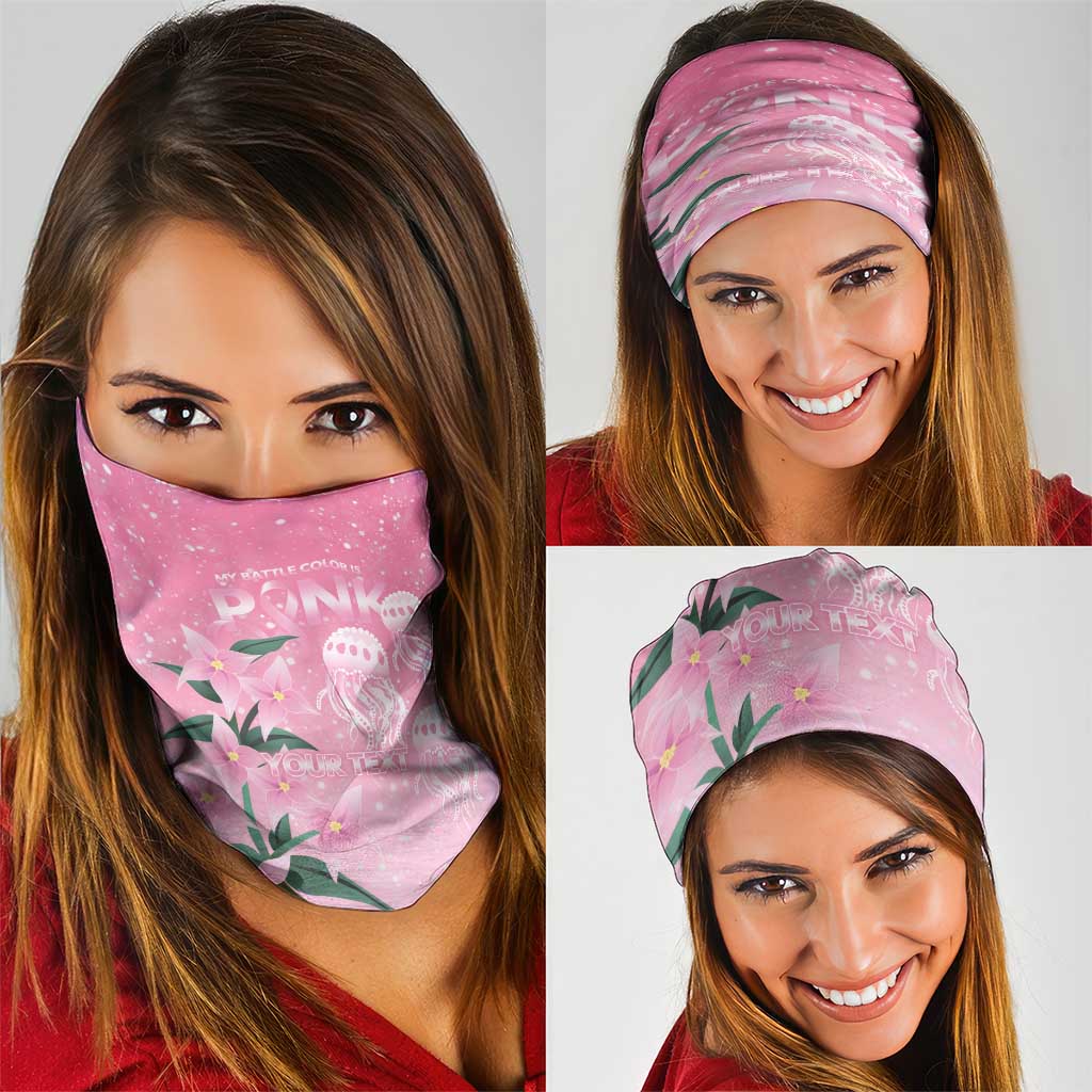 Personalised Pink Boronia of Hope Neck Gaiter Australia’s Fight Against Breast Cancer - Aussie Hoodie