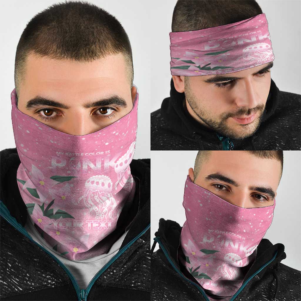 Personalised Pink Boronia of Hope Neck Gaiter Australia’s Fight Against Breast Cancer - Aussie Hoodie