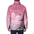Personalised Pink Boronia of Hope Padded Jacket Australia’s Fight Against Breast Cancer - Aussie Hoodie