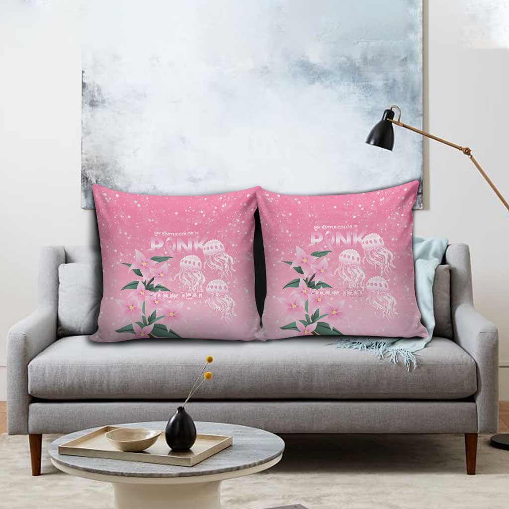 Personalised Pink Boronia of Hope Pillow Cover Australia’s Fight Against Breast Cancer - Aussie Hoodie
