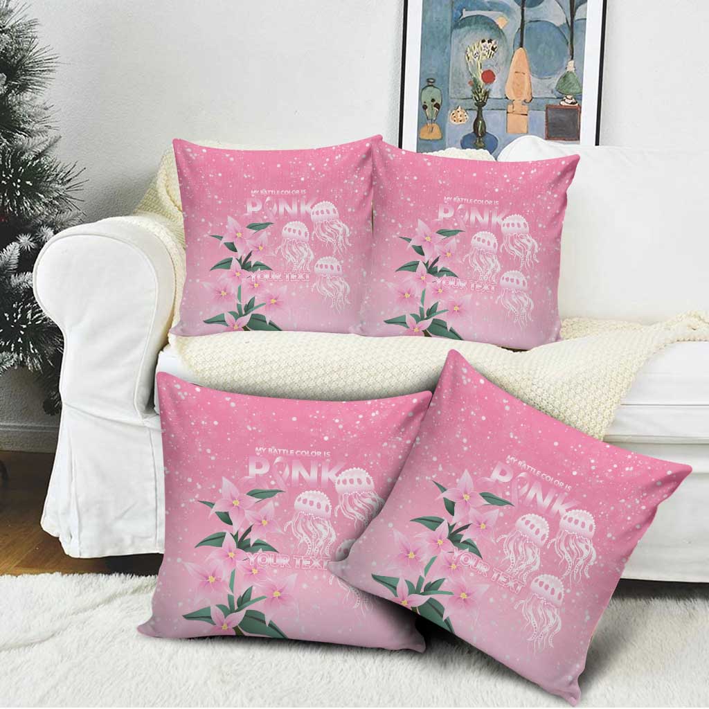 Personalised Pink Boronia of Hope Pillow Cover Australia’s Fight Against Breast Cancer - Aussie Hoodie