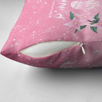 Personalised Pink Boronia of Hope Pillow Cover Australia’s Fight Against Breast Cancer - Aussie Hoodie