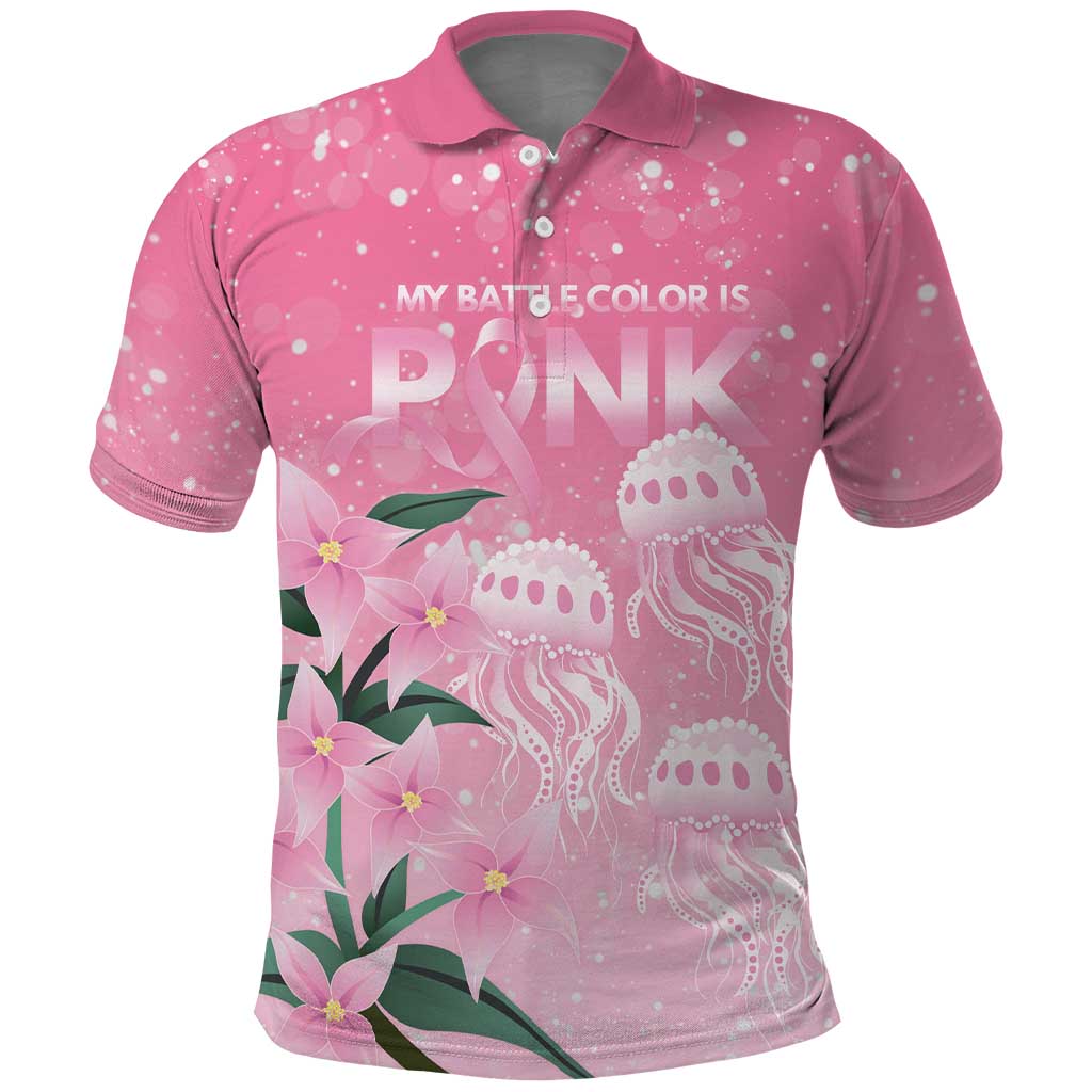 Personalised Pink Boronia of Hope Polo Shirt Australia’s Fight Against Breast Cancer - Aussie Hoodie