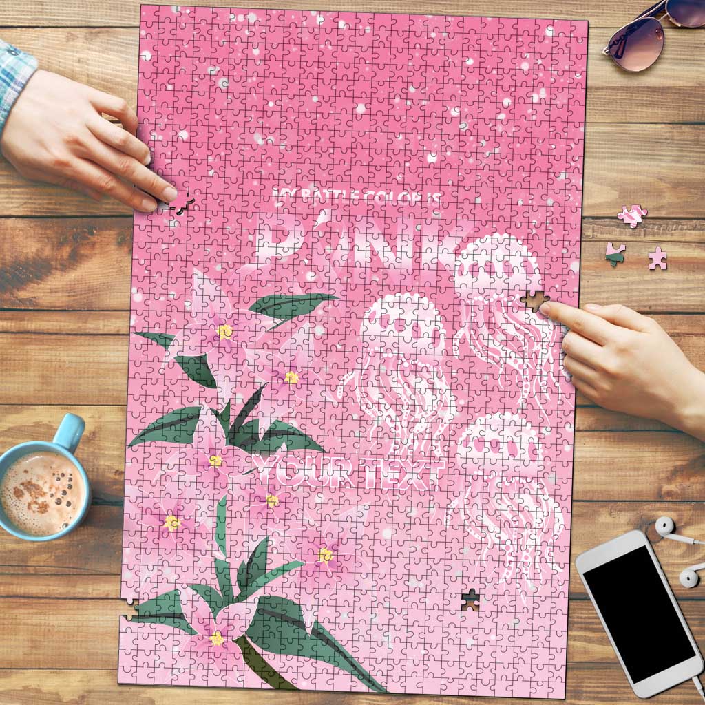 Personalised Pink Boronia of Hope Puzzle Australia’s Fight Against Breast Cancer - Aussie Hoodie