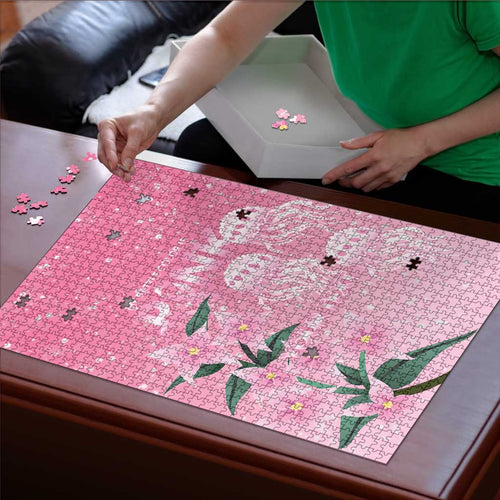 Personalised Pink Boronia of Hope Puzzle Australia’s Fight Against Breast Cancer - Aussie Hoodie