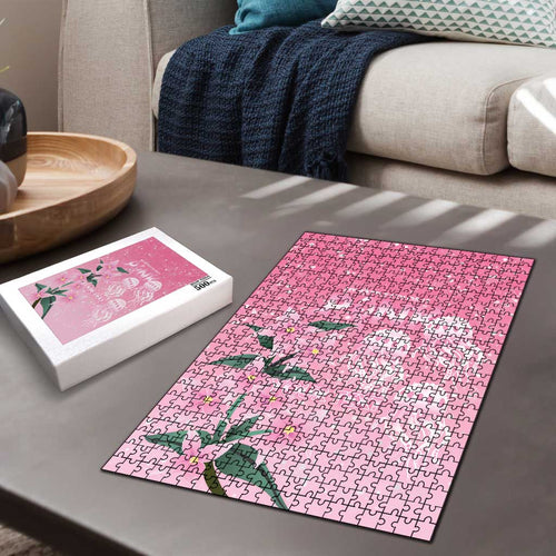 Personalised Pink Boronia of Hope Puzzle Australia’s Fight Against Breast Cancer - Aussie Hoodie