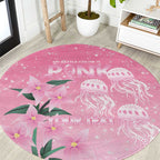 Personalised Pink Boronia of Hope Round Carpet Australia’s Fight Against Breast Cancer - Aussie Hoodie