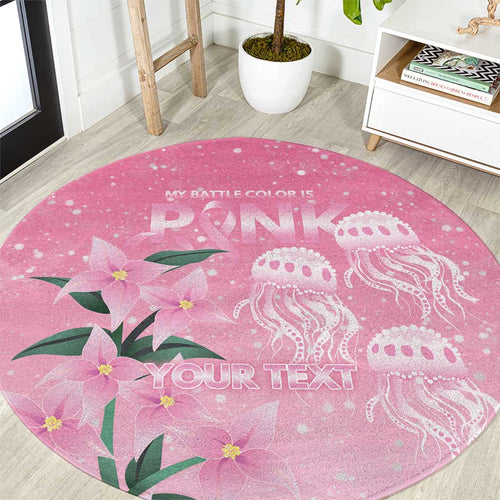 Personalised Pink Boronia of Hope Round Carpet Australia’s Fight Against Breast Cancer - Aussie Hoodie