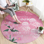 Personalised Pink Boronia of Hope Round Carpet Australia’s Fight Against Breast Cancer - Aussie Hoodie