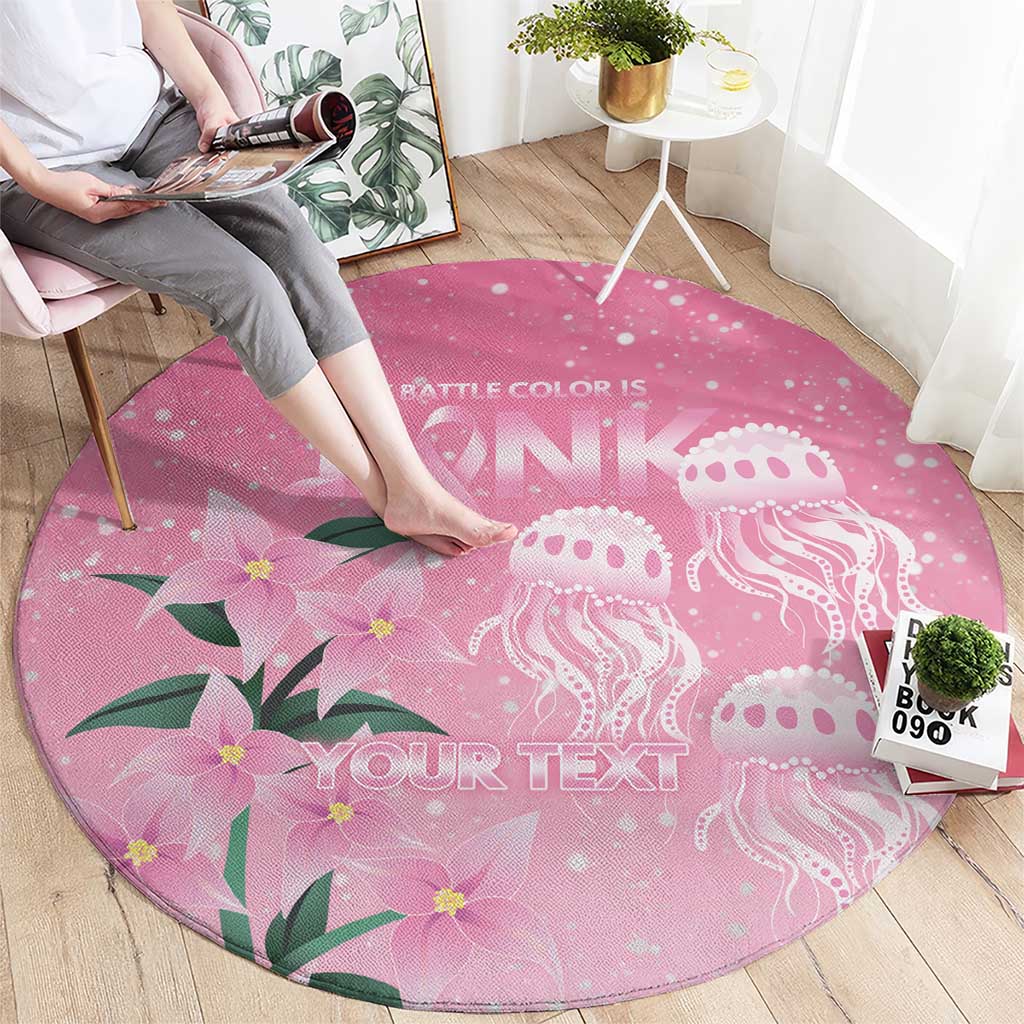 Personalised Pink Boronia of Hope Round Carpet Australia’s Fight Against Breast Cancer - Aussie Hoodie