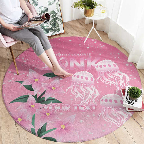 Personalised Pink Boronia of Hope Round Carpet Australia’s Fight Against Breast Cancer - Aussie Hoodie