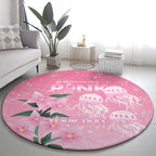 Personalised Pink Boronia of Hope Round Carpet Australia’s Fight Against Breast Cancer - Aussie Hoodie