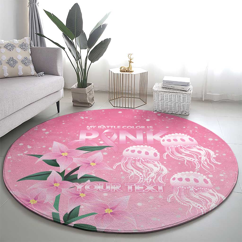 Personalised Pink Boronia of Hope Round Carpet Australia’s Fight Against Breast Cancer - Aussie Hoodie