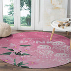 Personalised Pink Boronia of Hope Round Carpet Australia’s Fight Against Breast Cancer - Aussie Hoodie