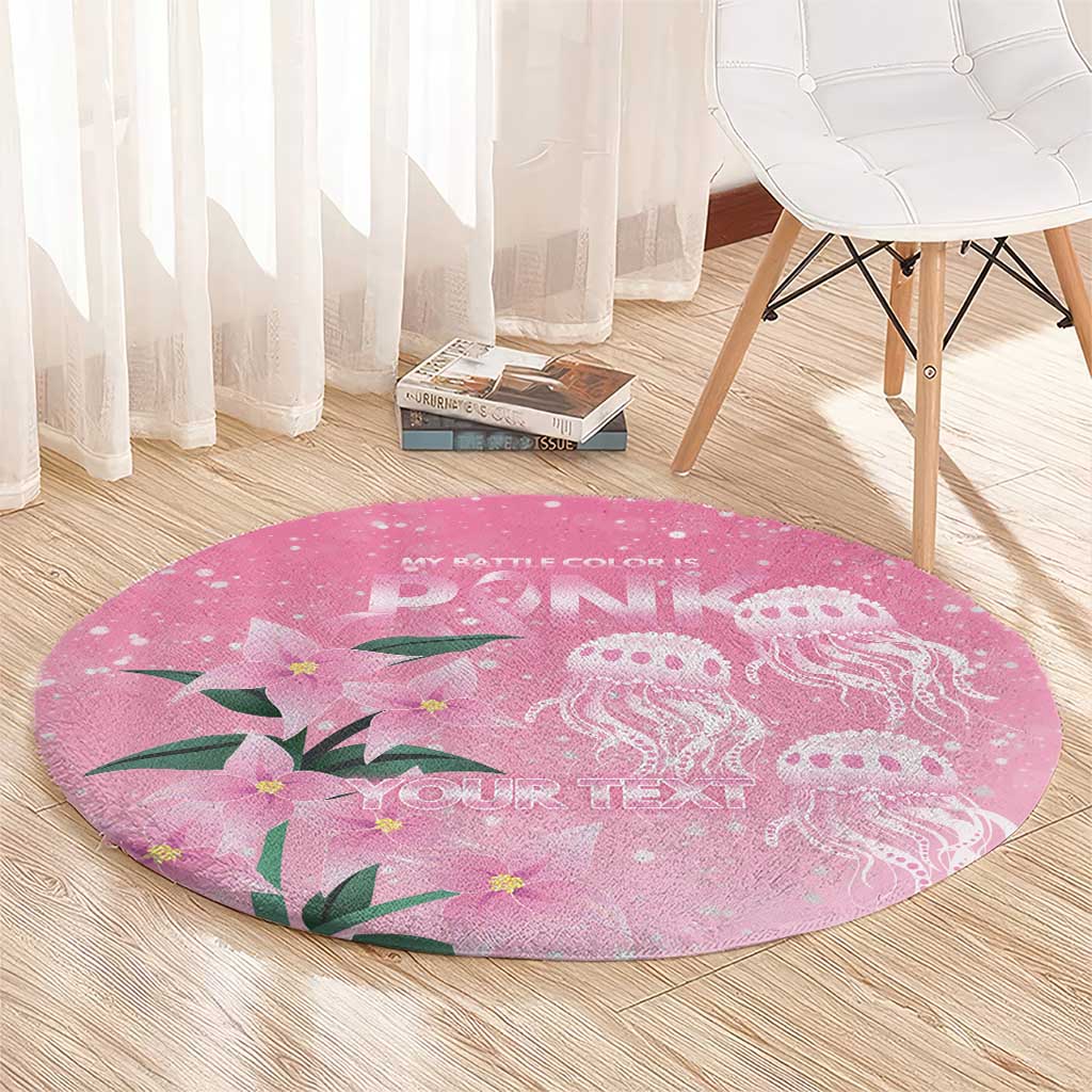 Personalised Pink Boronia of Hope Round Carpet Australia’s Fight Against Breast Cancer - Aussie Hoodie