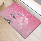Personalised Pink Boronia of Hope Rubber Doormat Australia’s Fight Against Breast Cancer - Aussie Hoodie