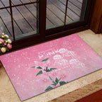Personalised Pink Boronia of Hope Rubber Doormat Australia’s Fight Against Breast Cancer - Aussie Hoodie