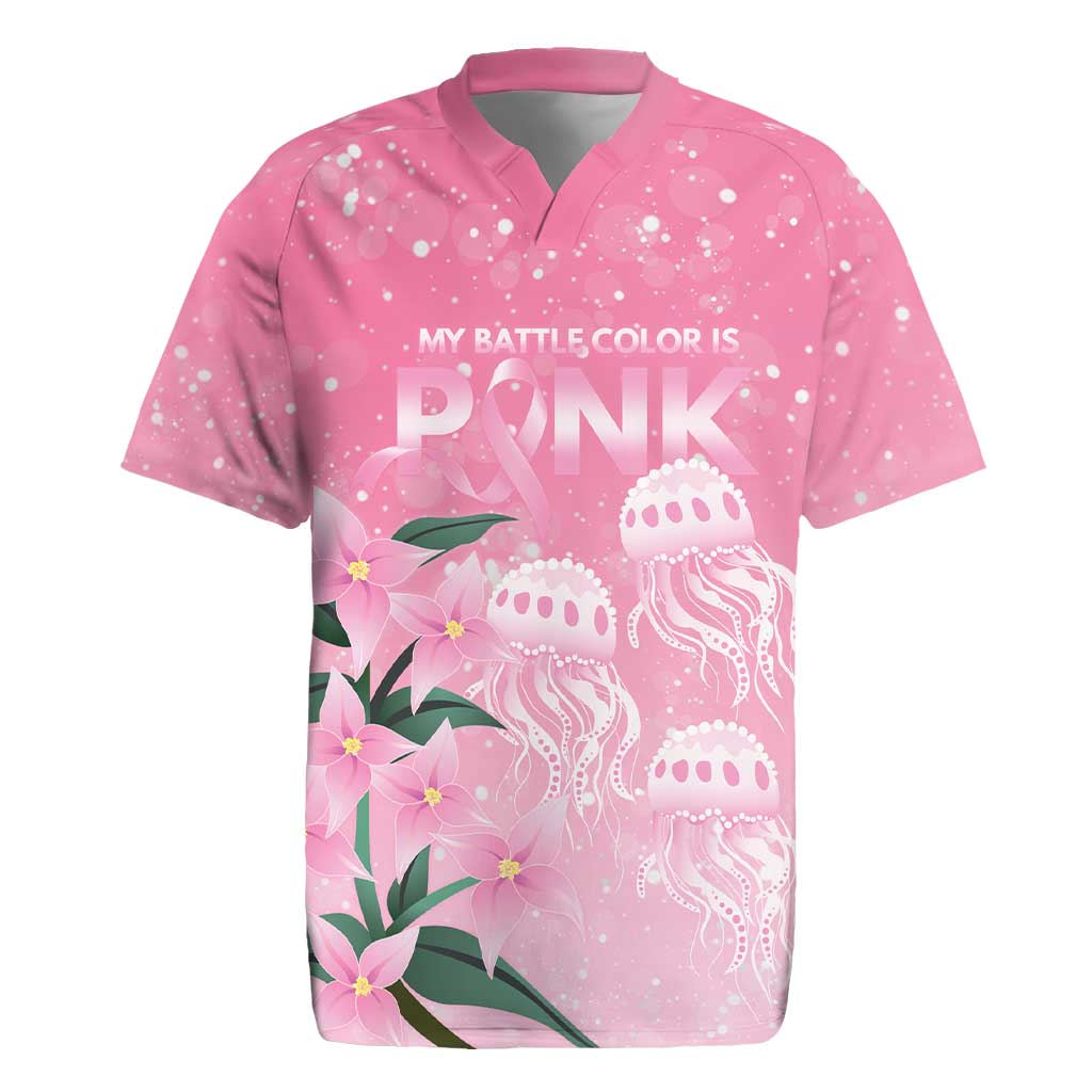 Personalised Pink Boronia of Hope Rugby Jersey Australia’s Fight Against Breast Cancer - Aussie Hoodie