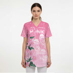 Personalised Pink Boronia of Hope Scrub Top Australia’s Fight Against Breast Cancer - Aussie Hoodie