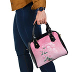 Personalised Pink Boronia of Hope Shoulder Handbag Australia’s Fight Against Breast Cancer - Aussie Hoodie