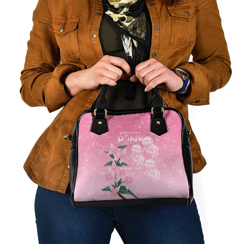 Personalised Pink Boronia of Hope Shoulder Handbag Australia’s Fight Against Breast Cancer - Aussie Hoodie