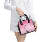 Personalised Pink Boronia of Hope Shoulder Handbag Australia’s Fight Against Breast Cancer - Aussie Hoodie
