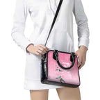 Personalised Pink Boronia of Hope Shoulder Handbag Australia’s Fight Against Breast Cancer - Aussie Hoodie