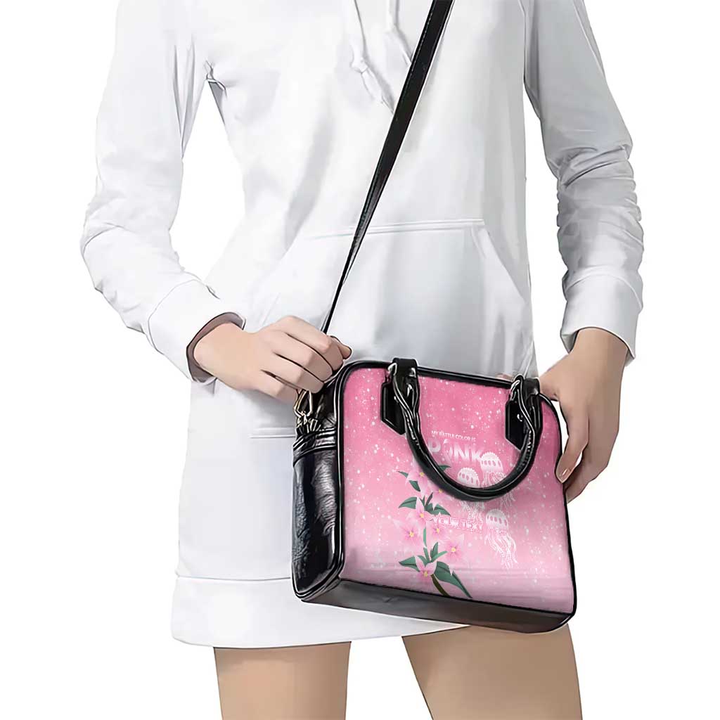 Personalised Pink Boronia of Hope Shoulder Handbag Australia’s Fight Against Breast Cancer - Aussie Hoodie
