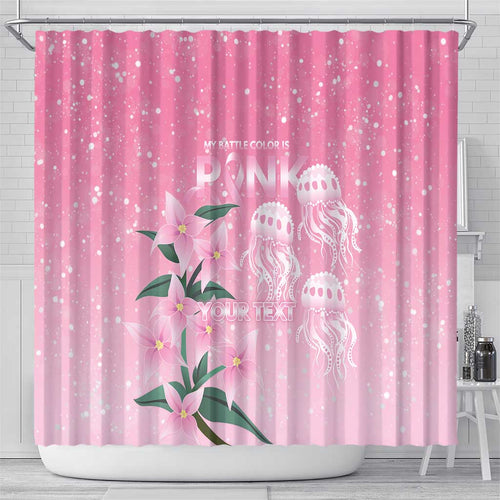 Personalised Pink Boronia of Hope Shower Curtain Australia’s Fight Against Breast Cancer - Aussie Hoodie