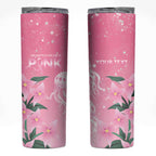 Personalised Pink Boronia of Hope Skinny Tumbler Australia’s Fight Against Breast Cancer - Aussie Hoodie