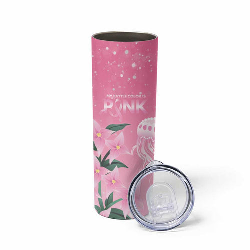 Personalised Pink Boronia of Hope Skinny Tumbler Australia’s Fight Against Breast Cancer - Aussie Hoodie