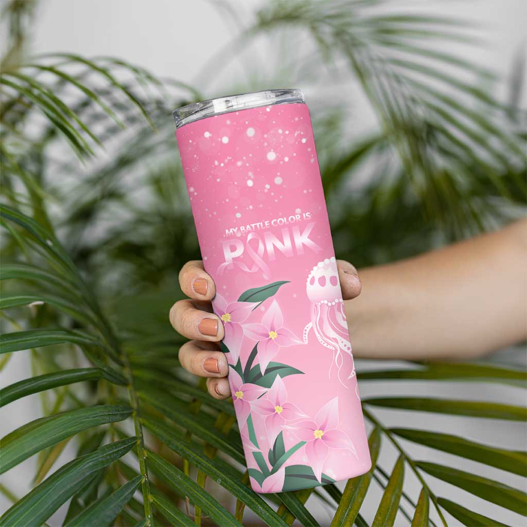 Personalised Pink Boronia of Hope Skinny Tumbler Australia’s Fight Against Breast Cancer - Aussie Hoodie