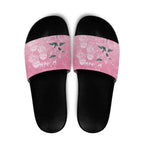 Personalised Pink Boronia of Hope Slide Sandals Australia’s Fight Against Breast Cancer - Aussie Hoodie