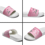 Personalised Pink Boronia of Hope Slide Sandals Australia’s Fight Against Breast Cancer - Aussie Hoodie