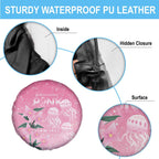 Personalised Pink Boronia of Hope Spare Tire Cover Australia’s Fight Against Breast Cancer - Aussie Hoodie