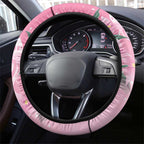 Pink Boronia of Hope Steering Wheel Cover Australia’s Fight Against Breast Cancer - Aussie Hoodie