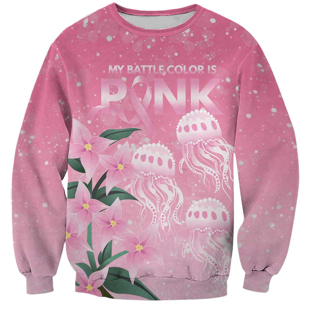 Personalised Pink Boronia of Hope Sweatshirt Australia’s Fight Against Breast Cancer - Aussie Hoodie