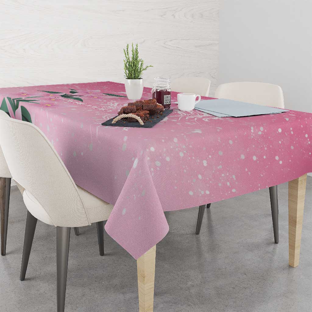 Personalised Pink Boronia of Hope Tablecloth Australia’s Fight Against Breast Cancer - Aussie Hoodie