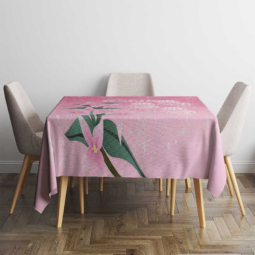 Personalised Pink Boronia of Hope Tablecloth Australia’s Fight Against Breast Cancer - Aussie Hoodie