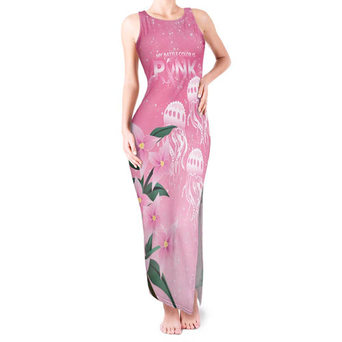 Personalised Pink Boronia of Hope Tank Maxi Dress Australia’s Fight Against Breast Cancer - Aussie Hoodie