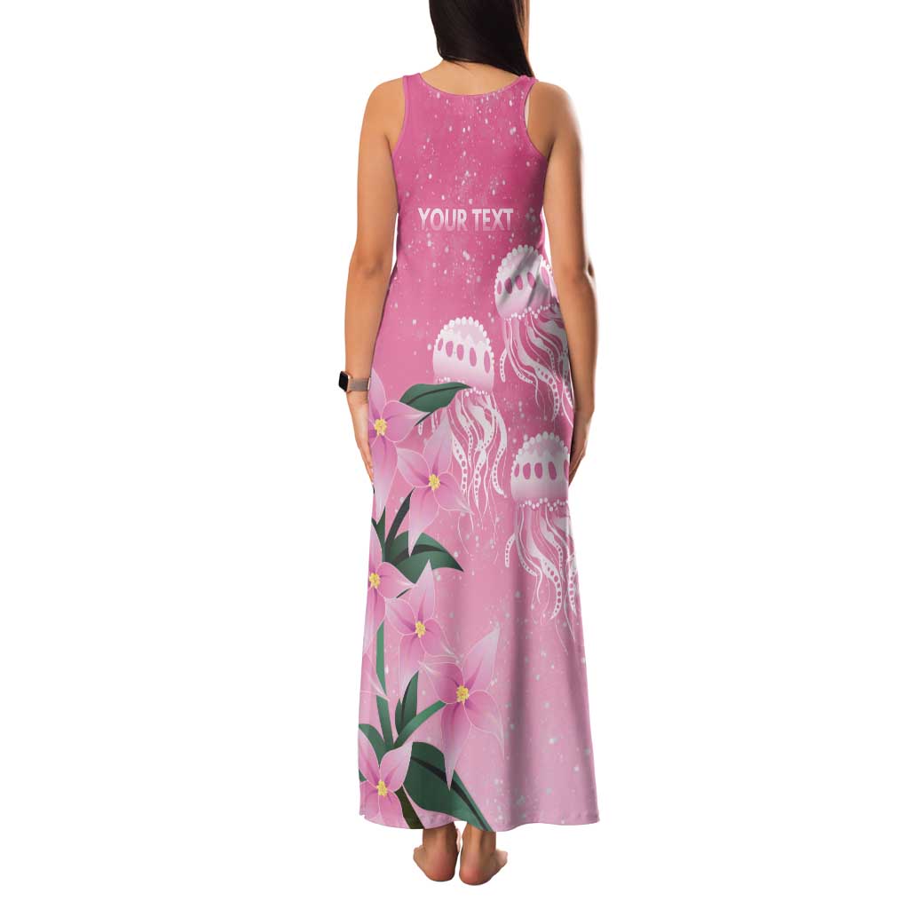 Personalised Pink Boronia of Hope Tank Maxi Dress Australia’s Fight Against Breast Cancer - Aussie Hoodie