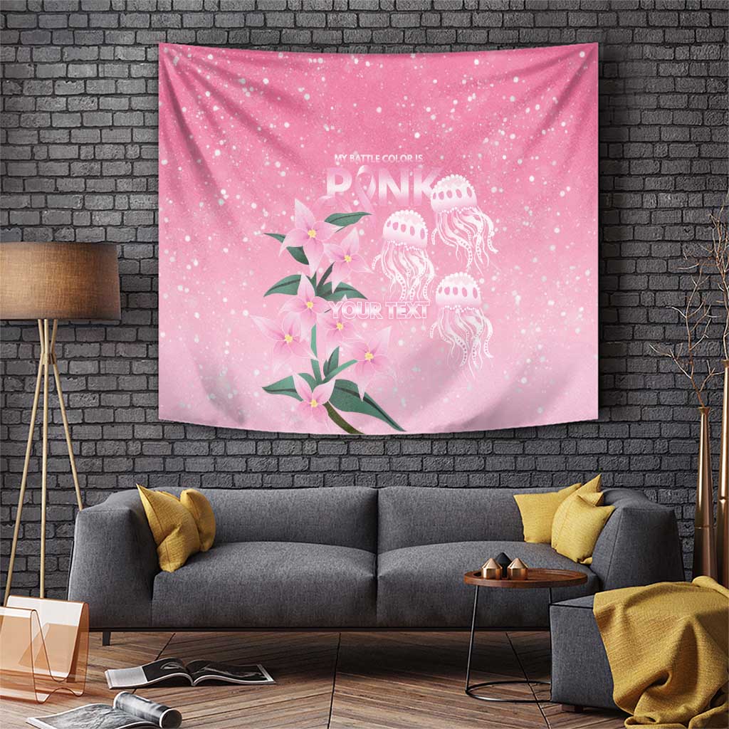 Personalised Pink Boronia of Hope Tapestry Australia’s Fight Against Breast Cancer - Aussie Hoodie