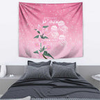 Personalised Pink Boronia of Hope Tapestry Australia’s Fight Against Breast Cancer - Aussie Hoodie