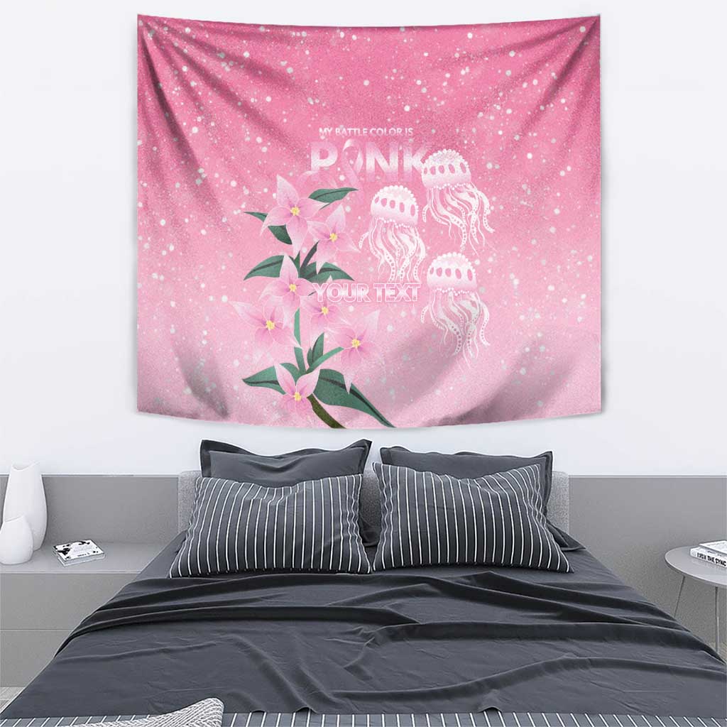 Personalised Pink Boronia of Hope Tapestry Australia’s Fight Against Breast Cancer - Aussie Hoodie